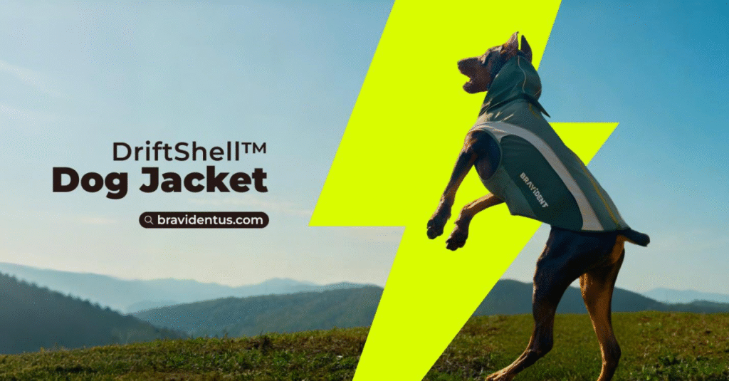 Leading Pet Lifestyle Brand Bravident Captures the Feel of Fall and Winter Adventure with the Innovative Outdoor Dog Jacket DriftShell™